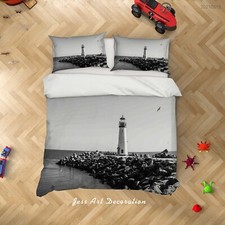 Strand leuchtturm - 3d,