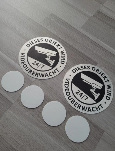Alu schild achtung - 🆕️2x,