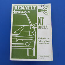 Renault Laguna II Elektrik elektrische Schaltpläne Werkstatthandbuch Stand 2001