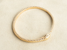 Armreif Schlange aus Messing