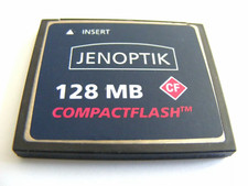 128MB Compact Flash Card ( 128 MB CF Karte ) JENOPTIK gebraucht