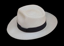 Original Panamahut aus Montecristi "Diamante" Subfino Sonnenhut Strohhut Ecuador