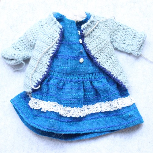 Altes puppenkleid mit - altes,