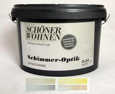 Schimmer Optik Effektfarbe Trend 2,5 Liter Schöner Wohnen Farbwahl