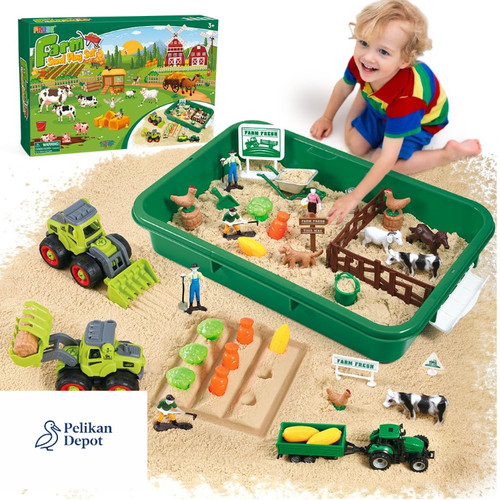 Bauernhof sandspielzeug set - set, 38