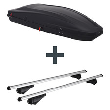 Dachbox G3 Spark 480 + Dachträger Menabo Tiger für BMW X4 Typ G02/ F98 Neuware