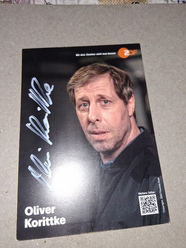 Autogrammkarte oliver korittke - autogrammkarte,