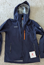 Skijacke MAMMUT Stoney HS Jacket (DRYtechnology / marine-vibrant-orange / Gr. L)