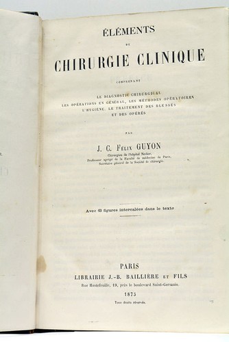 Guyon elemente der - guyon, (felix).