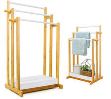 ***Dunedesign BAMBUS-HANDTUCHHALTER 45x35x84cm***