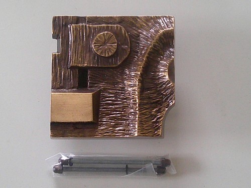 Bronze griffplatte - bronze,