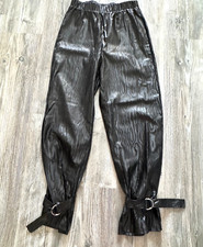 Damen Hose Lederimitat mit