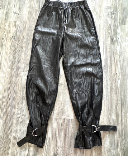 Damen hose lederimitat - damen, mit