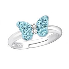 Schmetterling kinder ring 925 - kinder,