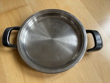 AMC Pfanne flach Grillpfanne Pfannkuchen Omelette groß 28 / 38 cm Griff Nr.18108