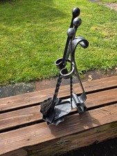 Kaminbesteck Set schwarz