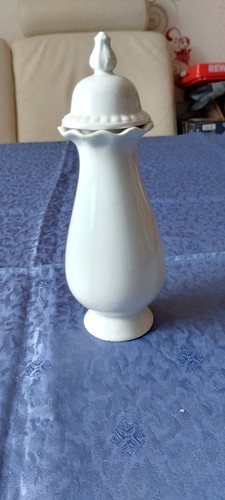 Schicke weiße deckelvase für - schicke,