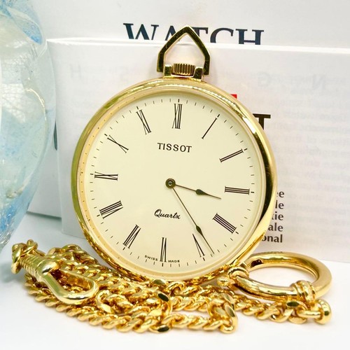 Tissot taschenuhr goldfarben - taschenuhr,