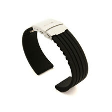 20-22mm Silikon Divers Strap Taucher Uhrenarmband Faltschließe Uhren Armband