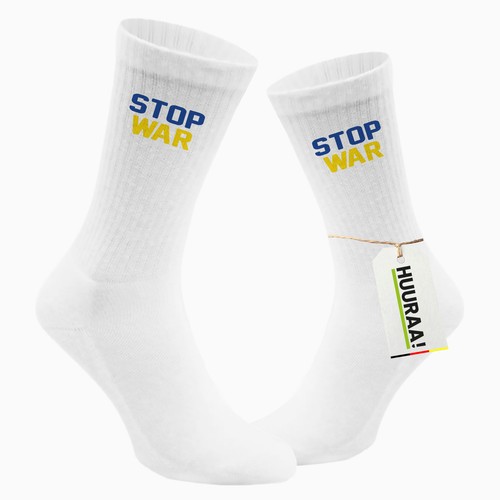 Socken stop war - stop,