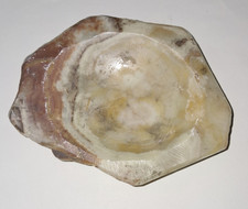 Onyx Aschenbecher Naturstein 12,5x10x2,5 cm Vintage