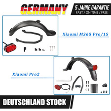 Xiaomi Mi M365 1S Pro 2 Schutzblech Kotflügel hinten Kennzeichenhalter+Rücklicht