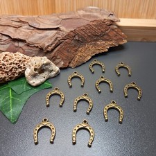 10 Stück Hufeisen Charms