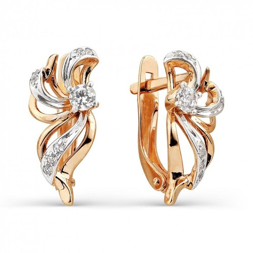 Rotgold ohrringe goldohrringe - rotgold,