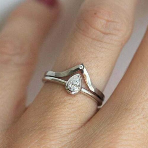 Karat tropfen solitär braut - tropfen,