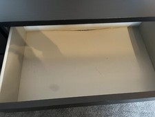 malm kommode 4 schubladen schwarz-braun