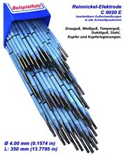 10 x Reinnickel Gusselektrode | Ø 4.00 mm | 0,48 kg |  St + Cu Schweißelektrode