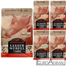 PHARMAKAS® Lekkerwürfel: natürliche Pferde Leckerli  Belohnungswürfel 1kg/3kg
