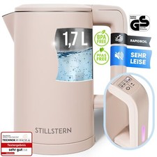 B-Ware Wasserkocher, Temperaturwahl 1,7L, 12h Warmhalten, 2200W, AntiFingerprint