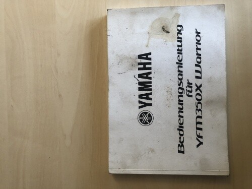 Yamaha bedienungsanleitung yfm - bedienungsanleitung,