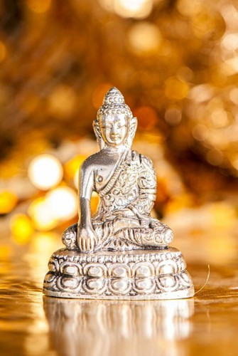 Shakyamuni buddha messing - shakyamuni,