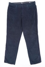 HUGO BOSS Herren Chino Hose Ray Gr.50 schwarz uni gerade Cord XA476