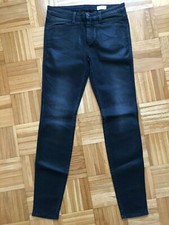 Closed Jeans PEDAL STAR schwarz W 29 BW Elasthan coole Jeans gecoatet LederOptik