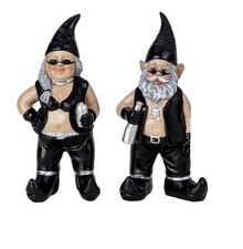 Biker gartenzwerg zwergin oder - biker,