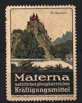 Reklamemarke kriebstein - reklamemarke,