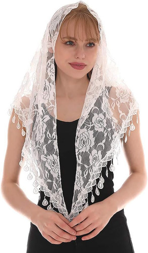 Mantilla schleier mit spitze - mit,
