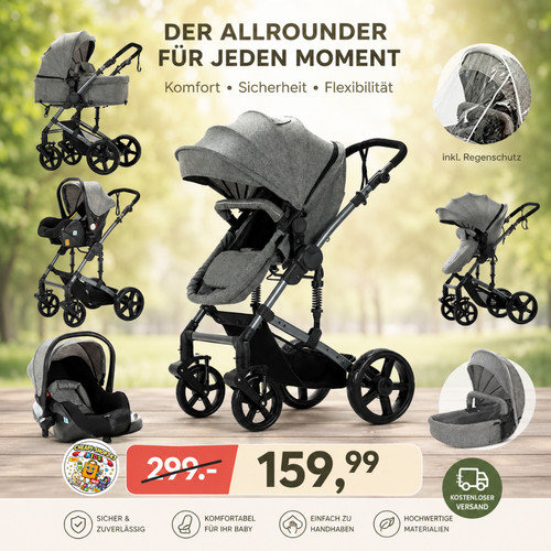 Kinderwagen 3in1 - kinderwagen,,