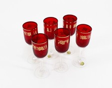 6 antike Bohemia Gläser CSSR