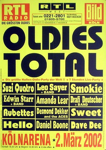 Oldie festival konzertplakat - festival,