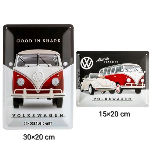 Retro blechschilder 2er set - 2er, vw