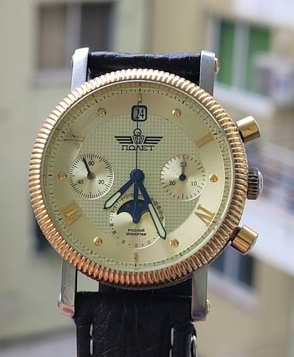 Poljot chronograph moonphase - chronograph,