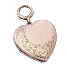 Heart Pendant Locket 375 Rose