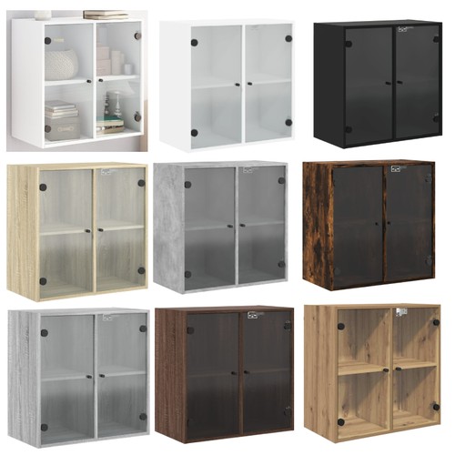 Wandschrank mit glastüren - wandschrank,