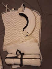 Verkaufe weißes dressurset - dressurset, in