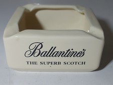alter Werbe Aschenbecher Ballantines The Superb Scotch - Ascher Whisky