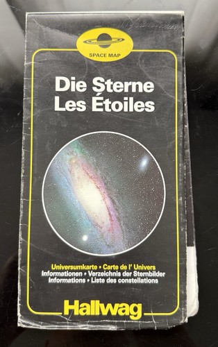 Vintage sternenkarte hallwag - sternenkarte,